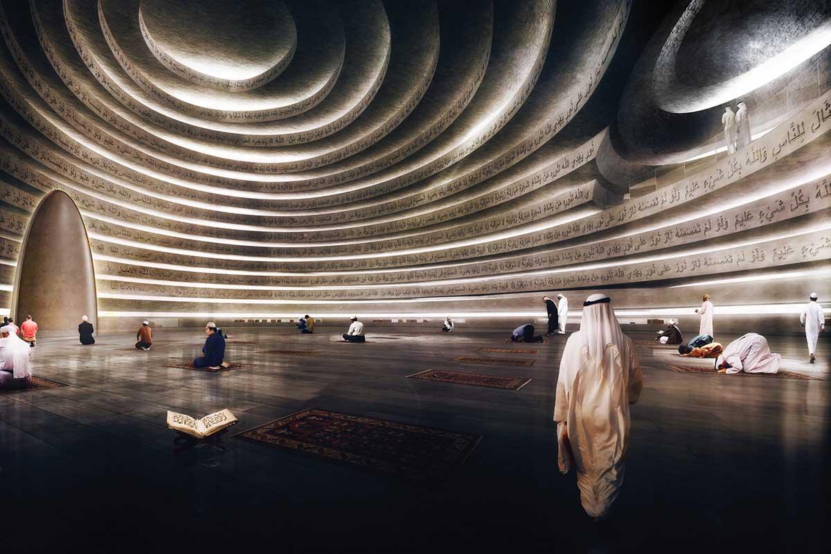 طراحی مسجد مدرن در مرکز شهر ابوظبی